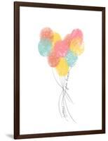 Follow Your Heart Balloons-Anna Quach-Framed Art Print