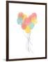 Follow Your Heart Balloons-Anna Quach-Framed Art Print