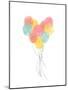 Follow Your Heart Balloons-Anna Quach-Mounted Art Print