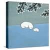 Follow Your Heart, Napping Under Marshmallow Tree-Kristiana Pärn-Stretched Canvas