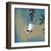 Follow Your Heart- Swinging Quietly-Kristiana Pärn-Framed Art Print