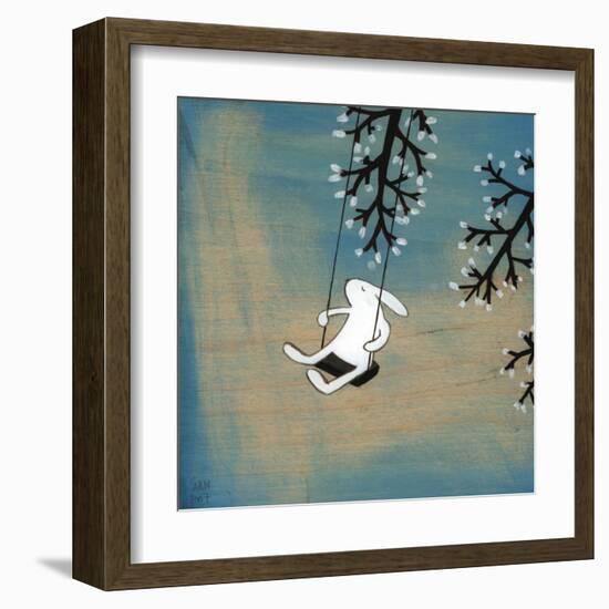 Follow Your Heart- Swinging Quietly-Kristiana Pärn-Framed Art Print