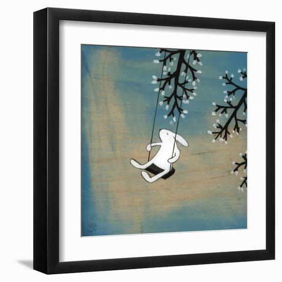 Follow Your Heart- Swinging Quietly-Kristiana Pärn-Framed Art Print