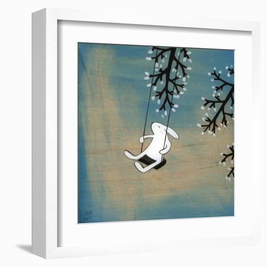 Follow Your Heart- Swinging Quietly-Kristiana Pärn-Framed Art Print