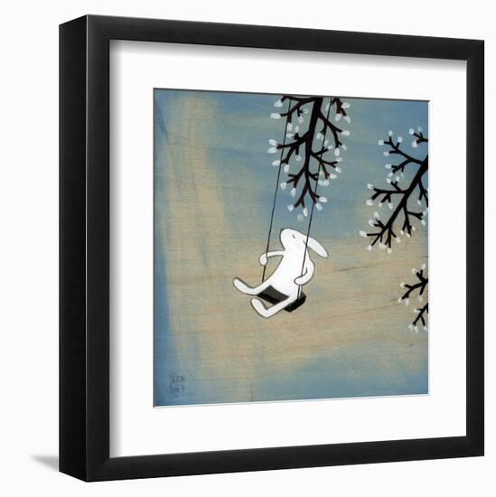 Follow Your Heart - Swinging Quietly-Kristiana Pärn-Framed Art Print