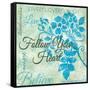 Follow Your Heart-Bee Sturgis-Framed Stretched Canvas