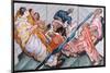 Followers of Krishna, 1996-Alek Rapoport-Mounted Giclee Print