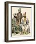 Followers of Mohammed in Kabul, Afghanistan, 1800s-null-Framed Giclee Print