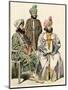 Followers of Mohammed in Kabul, Afghanistan, 1800s-null-Mounted Giclee Print