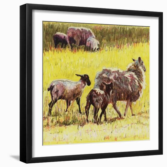 Following, 2011-Helen White-Framed Giclee Print