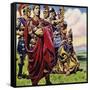 Following the Conquest of Gaul, Julius Caesar Set His Sights on Britain-C.l. Doughty-Framed Stretched Canvas