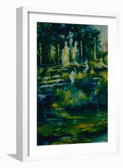 Folly 2002, Twickenham Statues and Fountain-Lee Campbell-Framed Giclee Print