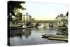 Folly Bridge, Oxford, 20th Century-null-Stretched Canvas