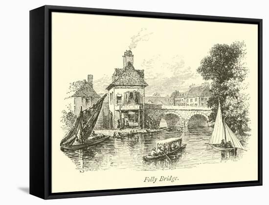 Folly Bridge-null-Framed Stretched Canvas