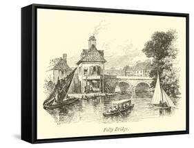 Folly Bridge-null-Framed Stretched Canvas