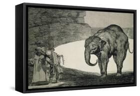 Folly of Beasts, from the Follies Series, or Other Laws for the People, circa 1815-24-Francisco de Goya-Framed Stretched Canvas