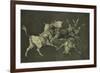 Folly of the Bulls, from the Follies Series, circa 1815-24-Francisco de Goya-Framed Premium Giclee Print