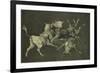 Folly of the Bulls, from the Follies Series, circa 1815-24-Francisco de Goya-Framed Premium Giclee Print