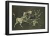 Folly of the Bulls, from the Follies Series, circa 1815-24-Francisco de Goya-Framed Giclee Print