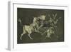 Folly of the Bulls, from the Follies Series, circa 1815-24-Francisco de Goya-Framed Giclee Print