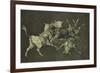 Folly of the Bulls, from the Follies Series, circa 1815-24-Francisco de Goya-Framed Giclee Print