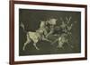 Folly of the Bulls, from the Follies Series, circa 1815-24-Francisco de Goya-Framed Giclee Print