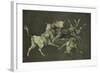 Folly of the Bulls, from the Follies Series, circa 1815-24-Francisco de Goya-Framed Giclee Print