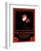 Folly or Saintliness-Ethel Reed-Framed Art Print