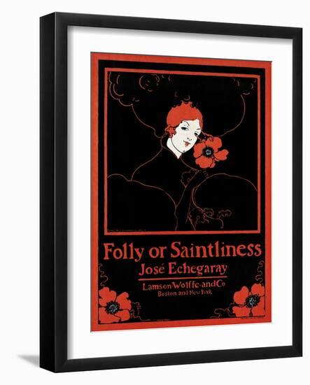 Folly or Saintliness-Ethel Reed-Framed Art Print