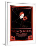 Folly or Saintliness-Ethel Reed-Framed Art Print