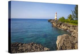 Folly Point Lighthouse, Port Antonio, Jamaica, West Indies, Caribbean, Central America-Doug Pearson-Stretched Canvas