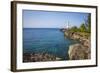 Folly Point Lighthouse, Port Antonio, Jamaica, West Indies, Caribbean, Central America-Doug Pearson-Framed Photographic Print