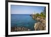 Folly Point Lighthouse, Port Antonio, Jamaica, West Indies, Caribbean, Central America-Doug Pearson-Framed Photographic Print