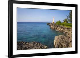 Folly Point Lighthouse, Port Antonio, Jamaica, West Indies, Caribbean, Central America-Doug Pearson-Framed Photographic Print