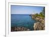 Folly Point Lighthouse, Port Antonio, Jamaica, West Indies, Caribbean, Central America-Doug Pearson-Framed Photographic Print