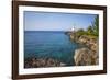 Folly Point Lighthouse, Port Antonio, Jamaica, West Indies, Caribbean, Central America-Doug Pearson-Framed Photographic Print