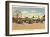 Folly's Playground, Folly Beach, South Carolina-null-Framed Art Print