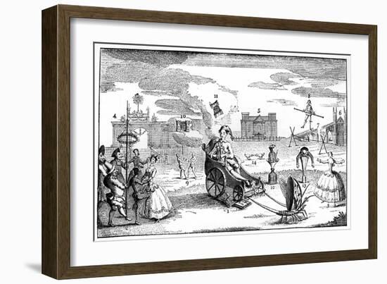 Folly Triumphant, 1749-LP Boitard-Framed Giclee Print