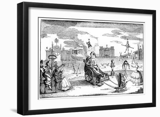 Folly Triumphant, 1749-LP Boitard-Framed Giclee Print