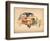 Folsfagen Car 2-Mark Ashkenazi-Framed Giclee Print