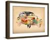 Folsfagen Car 2-Mark Ashkenazi-Framed Giclee Print