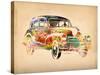 Folsfagen Car 2-Mark Ashkenazi-Stretched Canvas