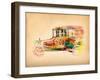 Folsfagen Car 3-Mark Ashkenazi-Framed Giclee Print