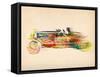 Folsfagen Car 4-Mark Ashkenazi-Framed Stretched Canvas