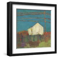 Fon Barn II-Sue Jachimiec-Framed Art Print