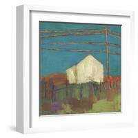 Fon Barn II-Sue Jachimiec-Framed Art Print