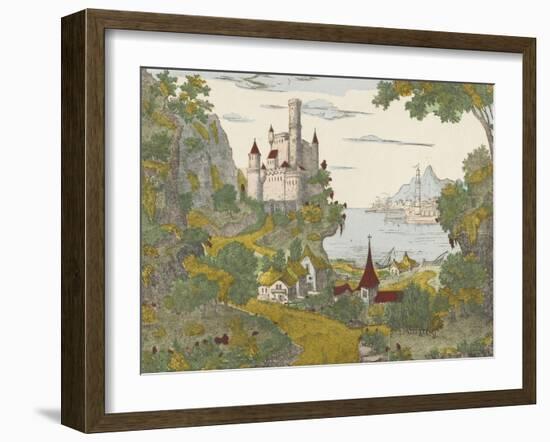 Fond de campagne-null-Framed Giclee Print