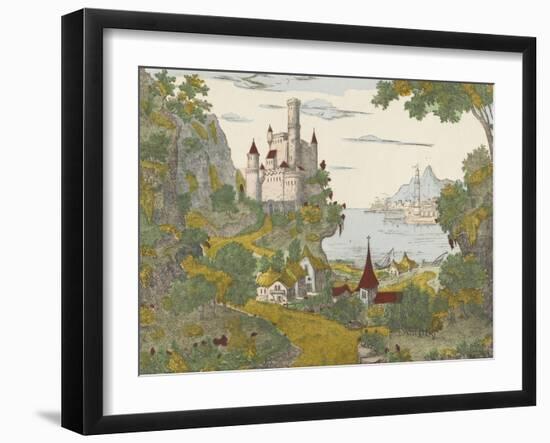 Fond de campagne-null-Framed Giclee Print