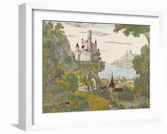 Fond de campagne-null-Framed Giclee Print