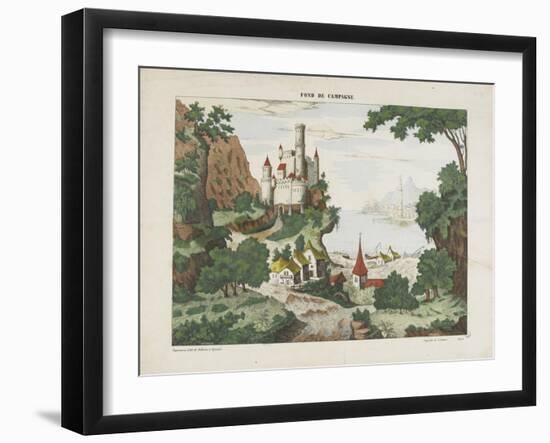 Fond de campagne-null-Framed Giclee Print